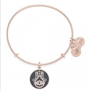 Alex and Ani hand of Fatima rose gold bracelet